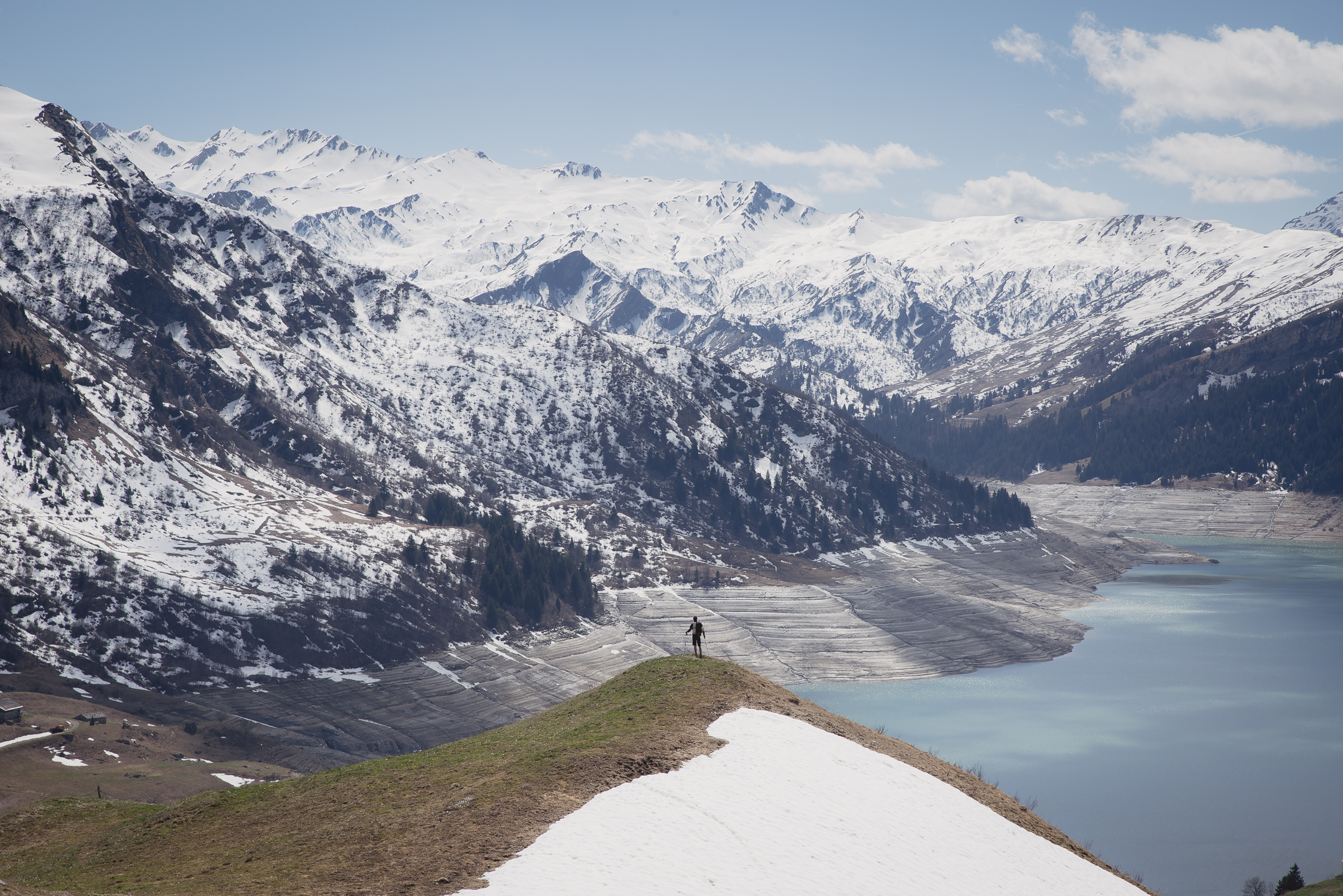 Lac de roselend et Beaufortin