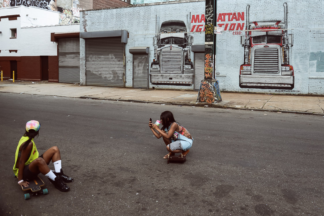 Girls playing