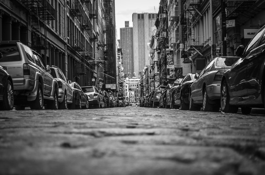 Soho black and white streets