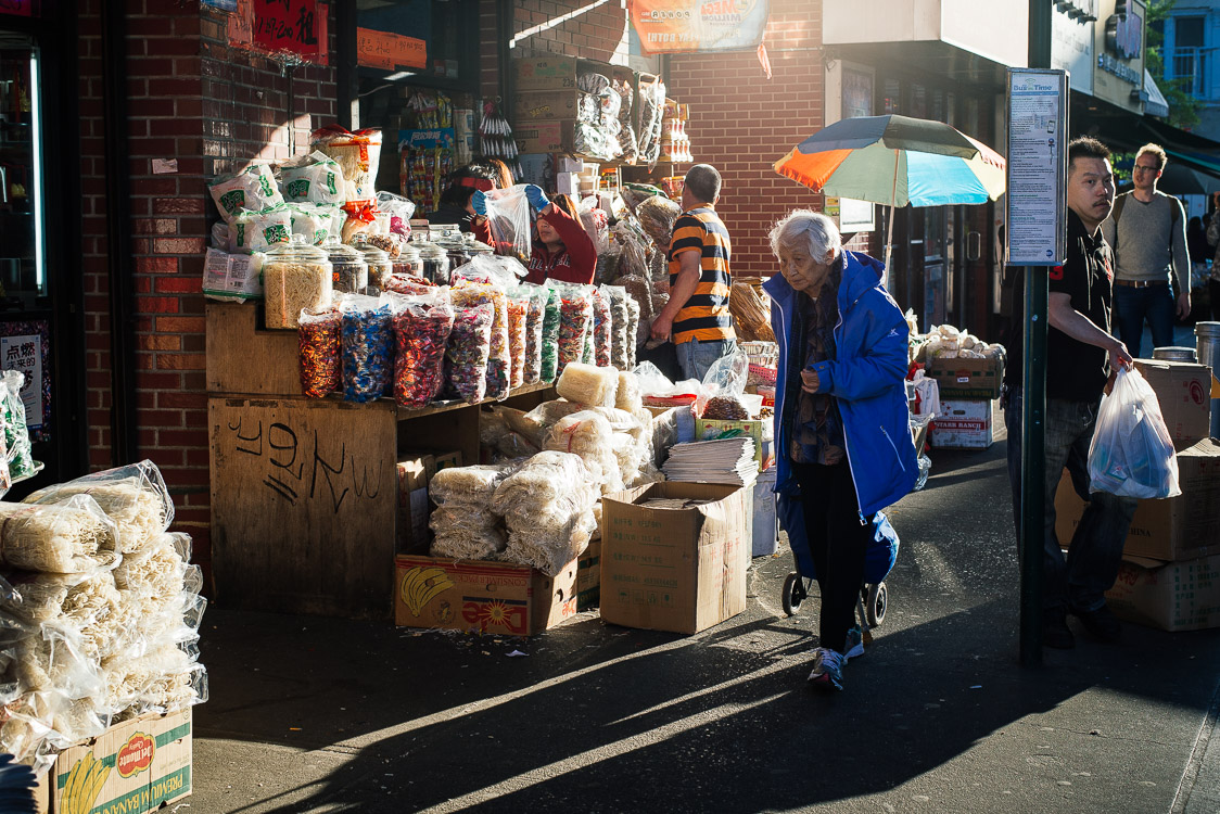 woman in chinatown