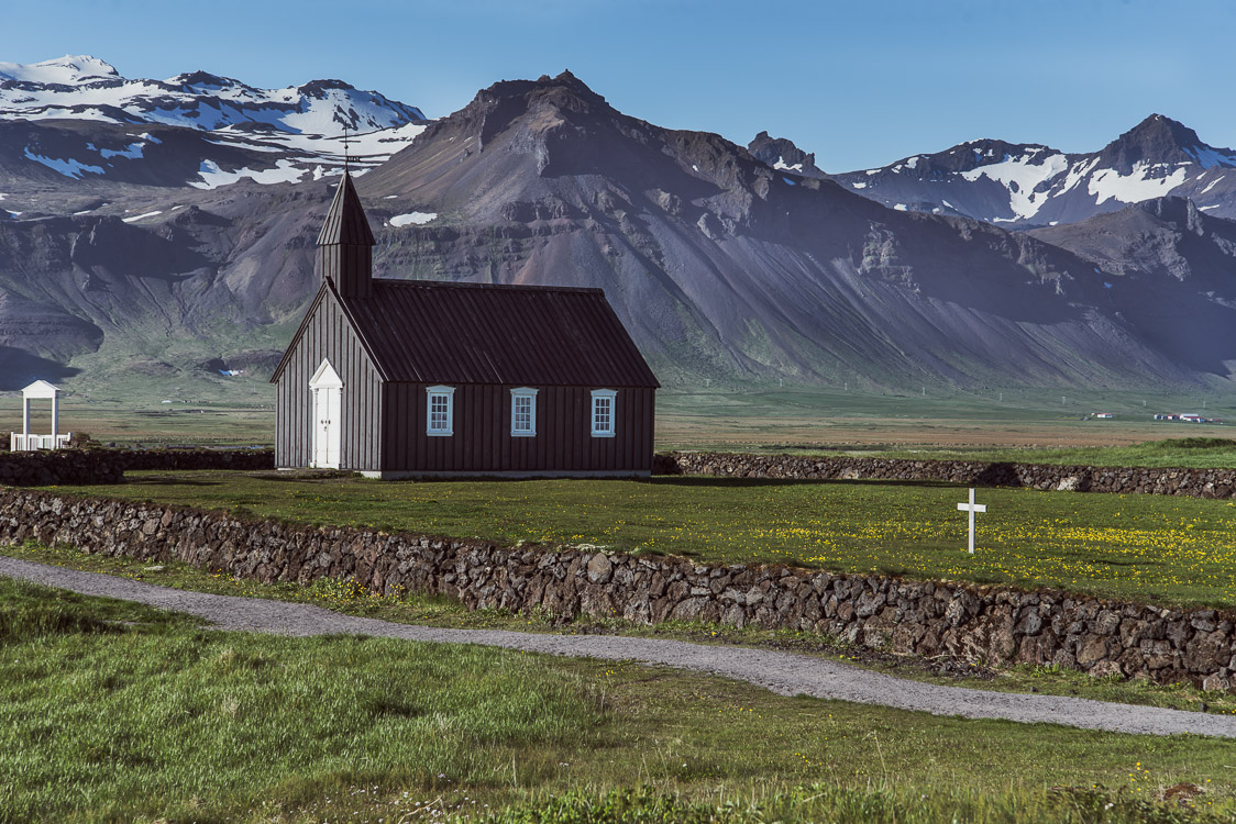 Black Church in Iceland Sebastien Mas