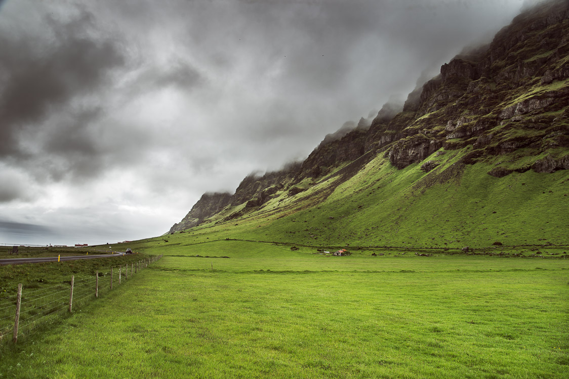 Road Mountain Clouds Iceland Sebastien Mas