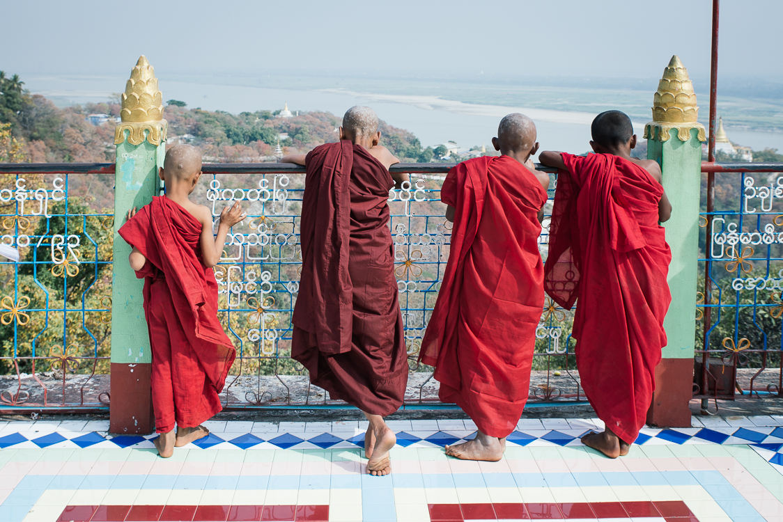 Monk kids Myanmar