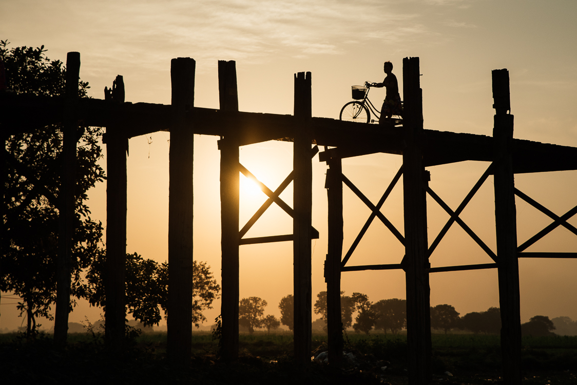 Bridge at sunset