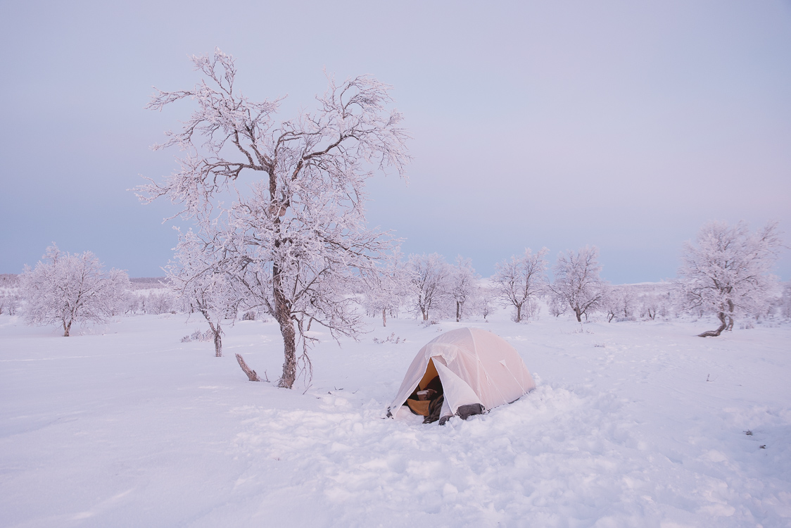 Lapland Finland campsite