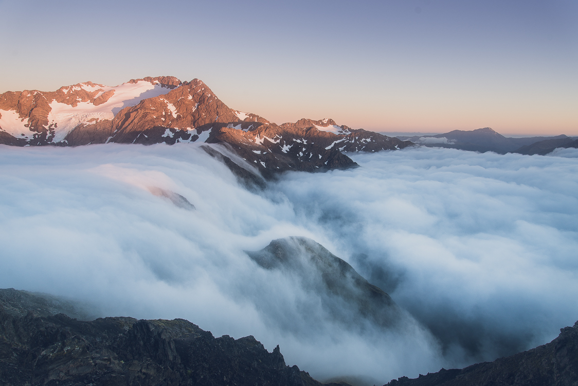 Avalanch peak New Zeland